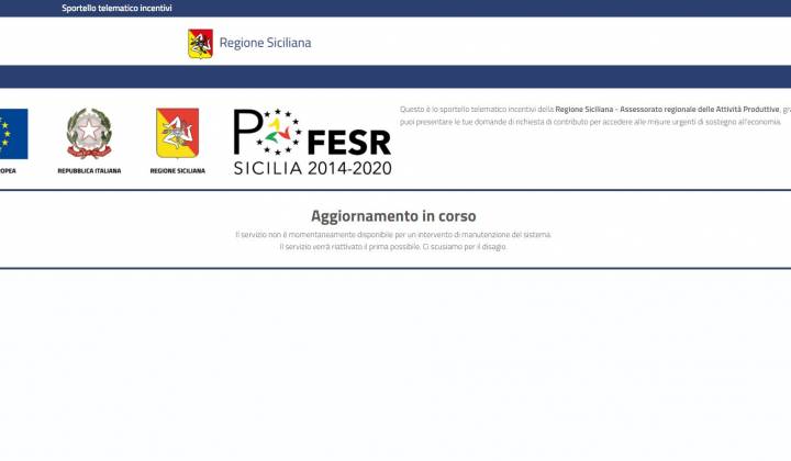 Immagine articolo: "Sicilia in Digitale": dopo il flop BonuSicilia, ancora problemi nel gestire il click day per accedere ai contributi per la digitalizzazione