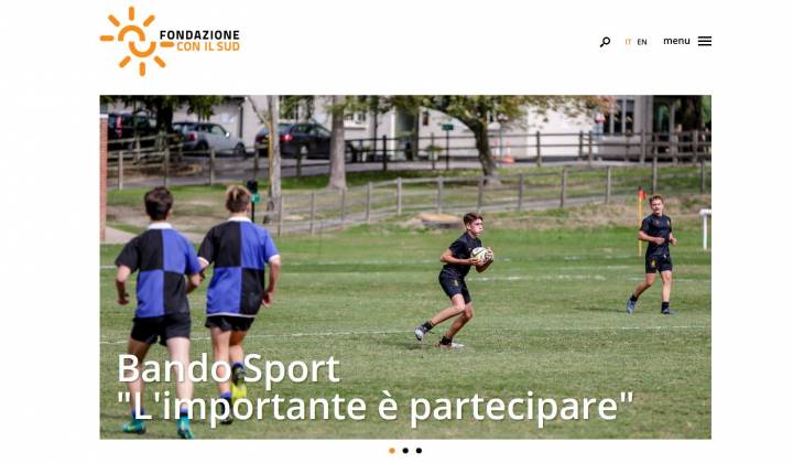 Immagine articolo: Con il bando “Sport – l’importante è partecipare” 2,3 mil.€ per progetti che diffondano la pratica sportiva al SUD