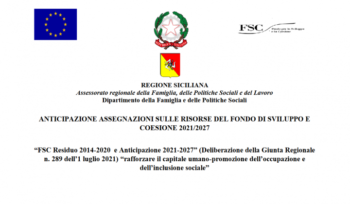Immagine articolo: Finanziamento 100% fondo perduto per i comuni siciliani per realizzare/migliorare centri ludici, centri diurni per minori e asili