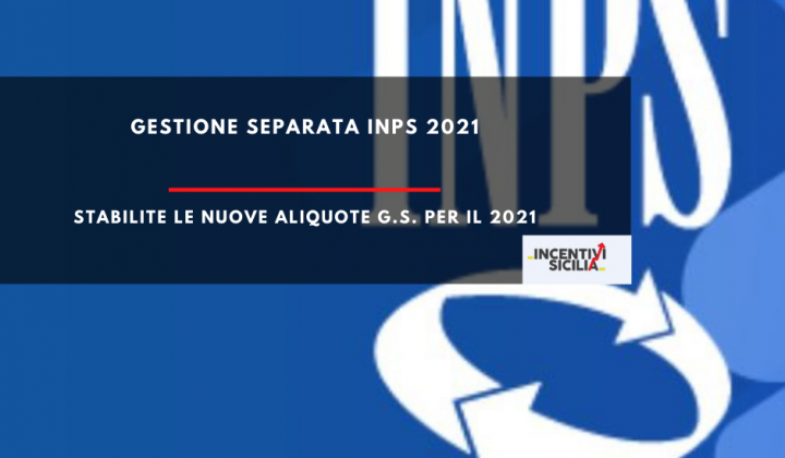 Immagine articolo: Gestione separata INPS 2021: stabilite le nuove aliquote