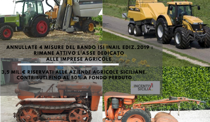 Immagine articolo: Finanziamenti con fondo perduto del 50% per imprese agricole: contattateci per essere assistiti e leggi da qui il bando