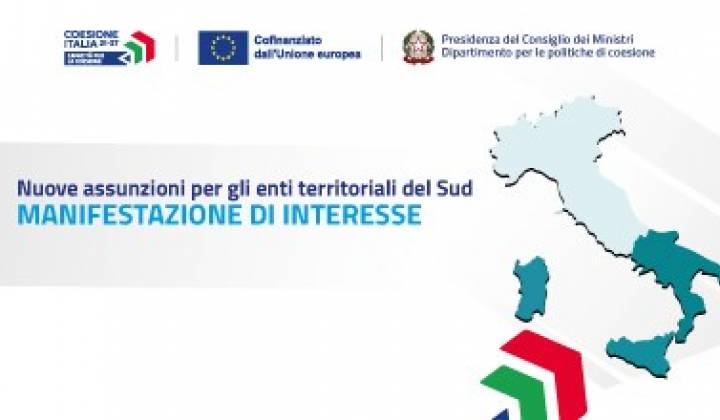 Immagine articolo: Presto 2.200 funzionari per i comuni del SUD grazie ad un nuovo bando del Dipartimento per le Politiche di Coesione