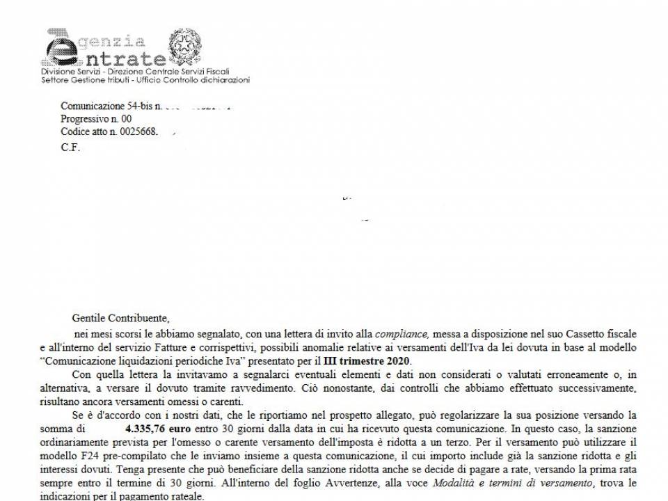 Immagine articolo: Avvisi bonari senza pagare le sanzioni: arriva l'agevolazione per le partite IVA