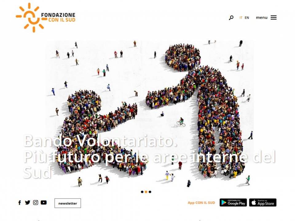 Immagine articolo: Aperto il Bando Volontariato 2019  per realizzare progetti di innovazione sociale dedicati alle aree interne del Sud.