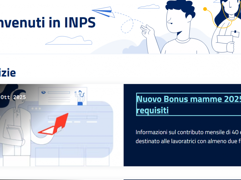 Immagine articolo: Nuovo Bonus Mamme 2025 da 480 €: INPS pubblica le istruzioni