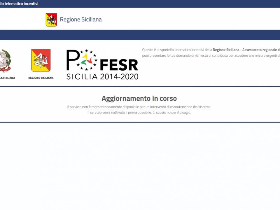 Immagine articolo: "Sicilia in Digitale": dopo il flop BonuSicilia, ancora problemi nel gestire il click day per accedere ai contributi per la digitalizzazione