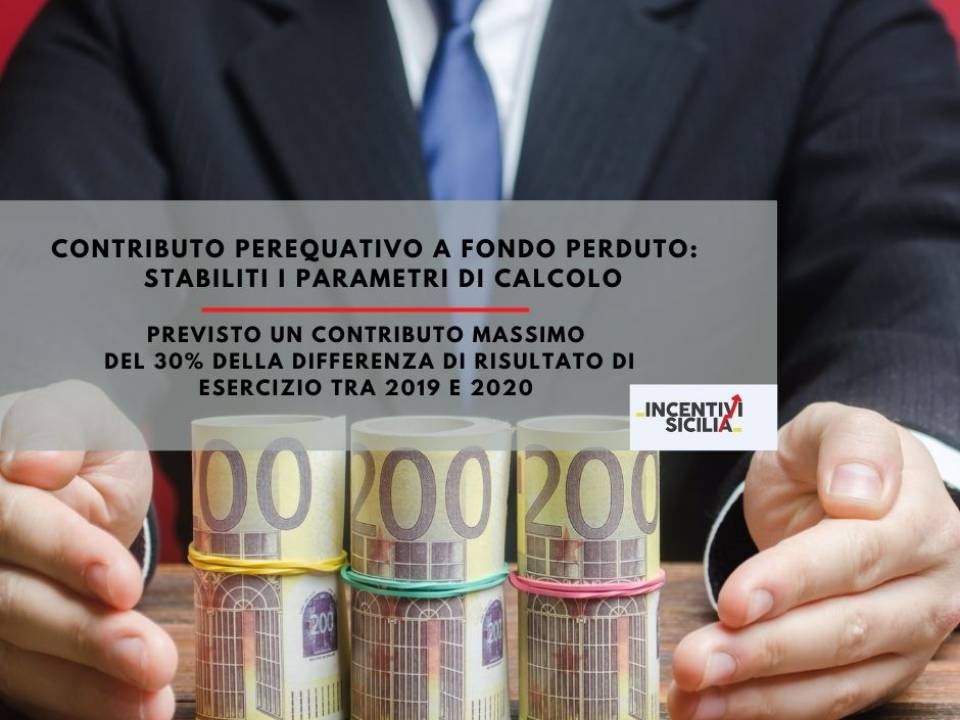 Immagine articolo: Contributo Fondo perduto perequativo con calo del 30%: stabilito il calcolo