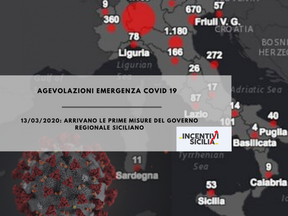 Immagine articolo: Arrivano le prime misure del governo regionale siciliano: stop ai mutui e agevolazioni per l'accesso al credito alle imprese