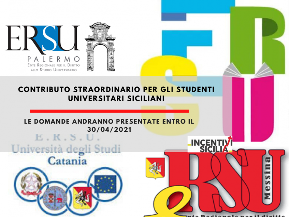 Immagine articolo: Previsto un contributo straordinario per gli studenti universitari siciliani