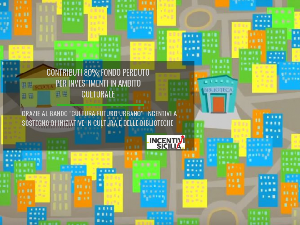Immagine articolo: "Cultura Futuro Urbano": contributi 80% fondo perduto per finanziare iniziative culturali in Sicilia e nel resto d'Italia