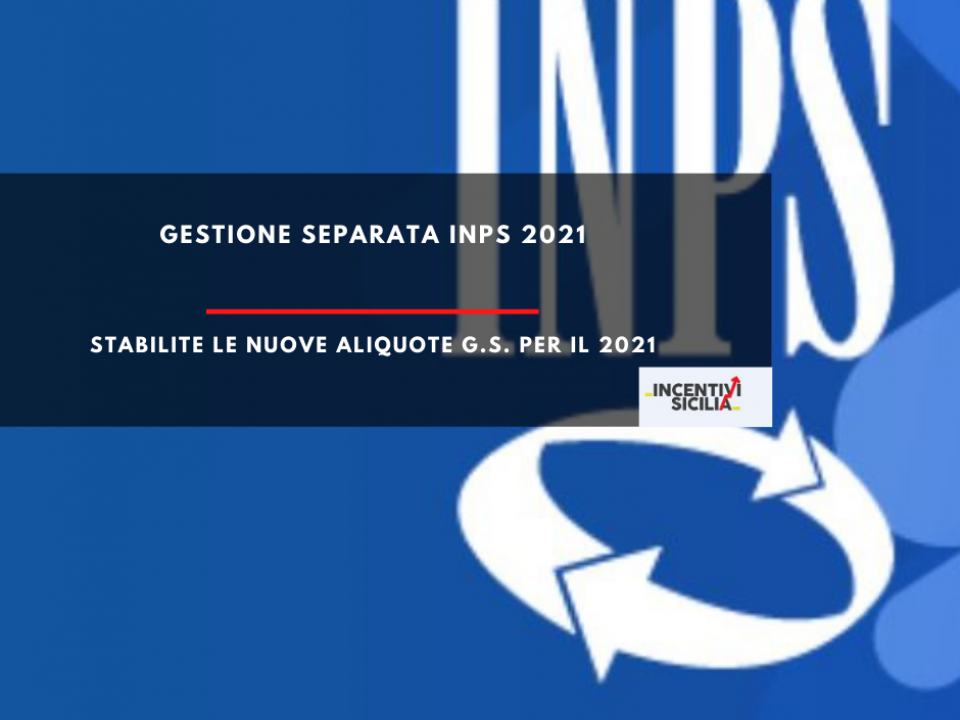 Immagine articolo: Gestione separata INPS 2021: stabilite le nuove aliquote