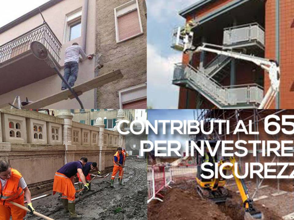 Immagine articolo: Da oggi possibile presentare le domande per partecipare al Bando ISI INAIL 2017: contributi al 65%per investire in sicurezza