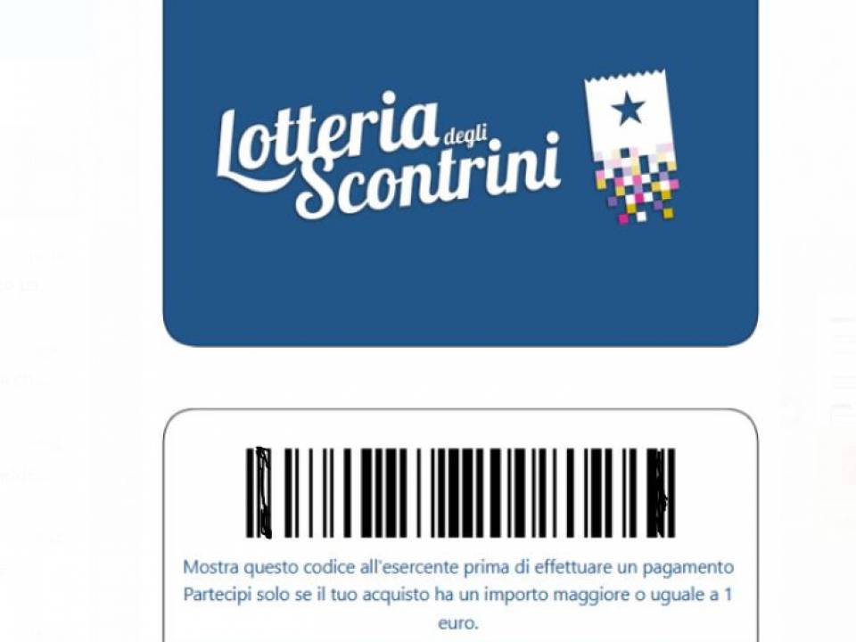 Immagine articolo: Iniziata la lotteria degli scontrini: si può vincere fino a 5 mil.€. L'11 marzo la prima estrazione