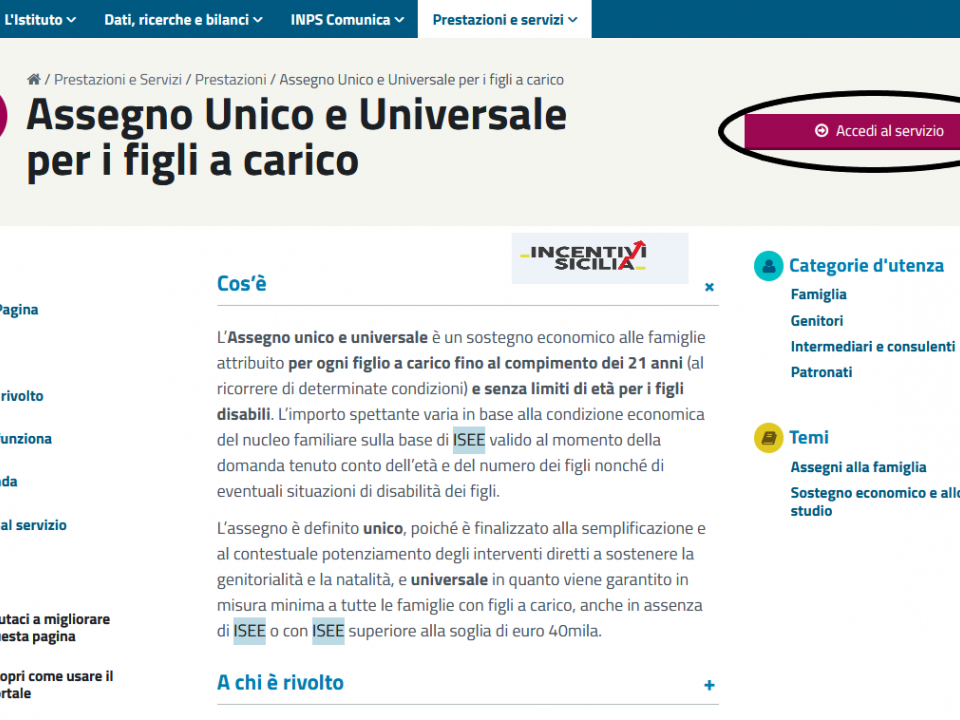 Immagine articolo: Assegno unico 2022: 1 passo