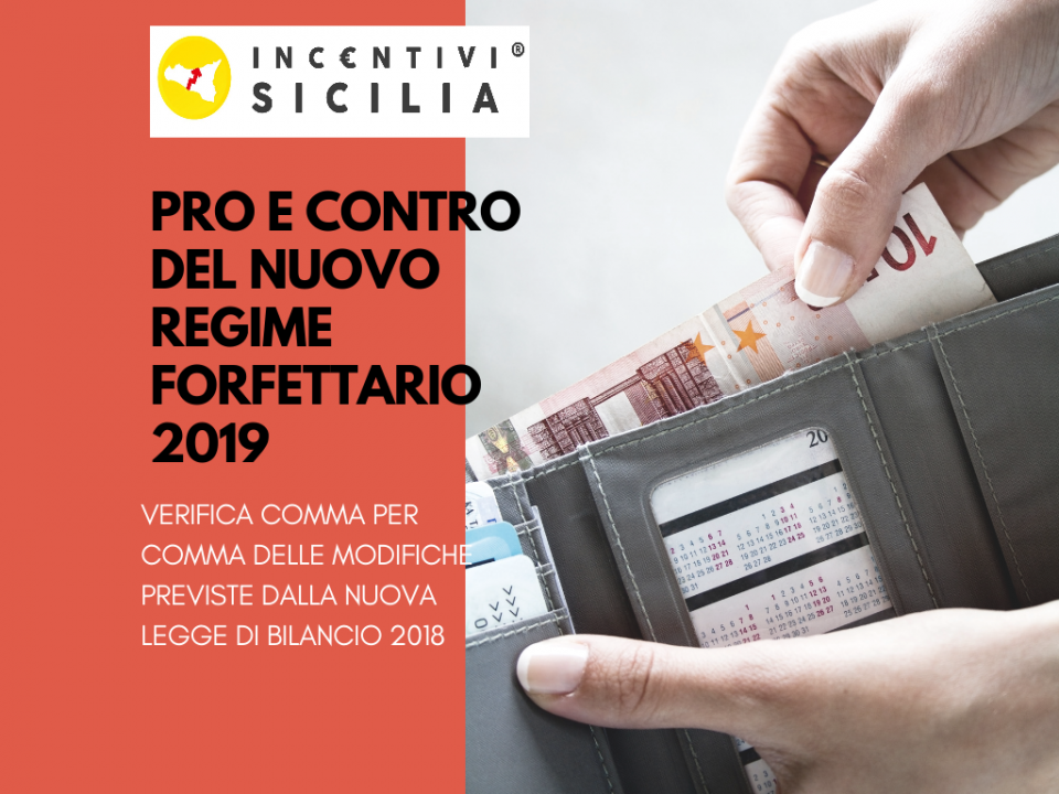 Immagine articolo: Regime forfettario 2019: Pro e contro, comma per comma, delle modifiche previste dalla Legge di Bilancio al regime fiscale agevolato per le partite IVA