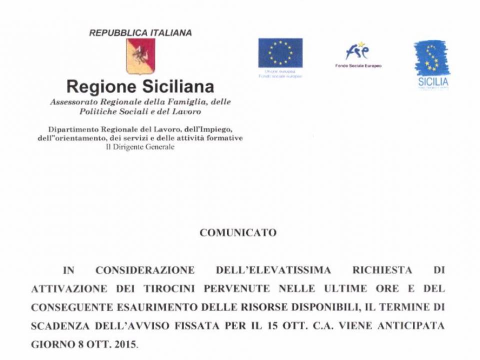 Immagine articolo: Ultimi 2 giorni per inviare le richieste di tirocinio con Garanzia Giovani
