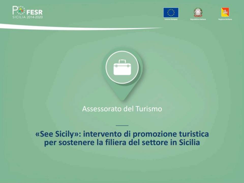 Immagine articolo: «See Sicily»: l' intervento di promozione turistica lanciato dalla Regione Sicilia per sostenere il settore turistico nell'emergenza Covid
