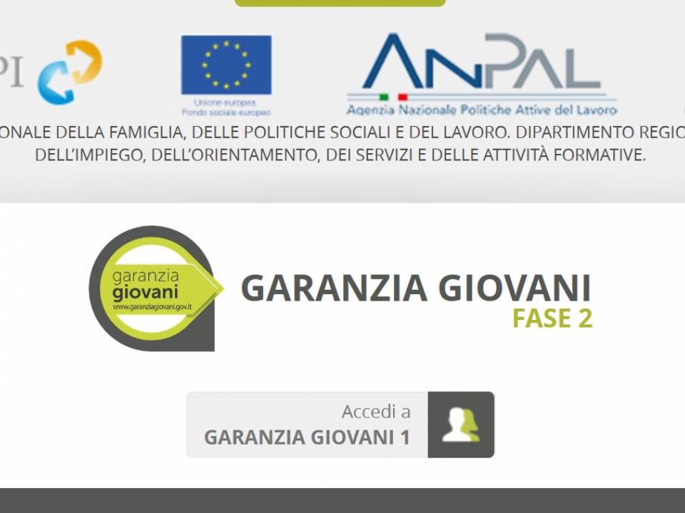 Immagine articolo: Attivata la misura Garanzia Giovani 2: tanti interventi per migliorare l'occupazione dei giovani siciliani